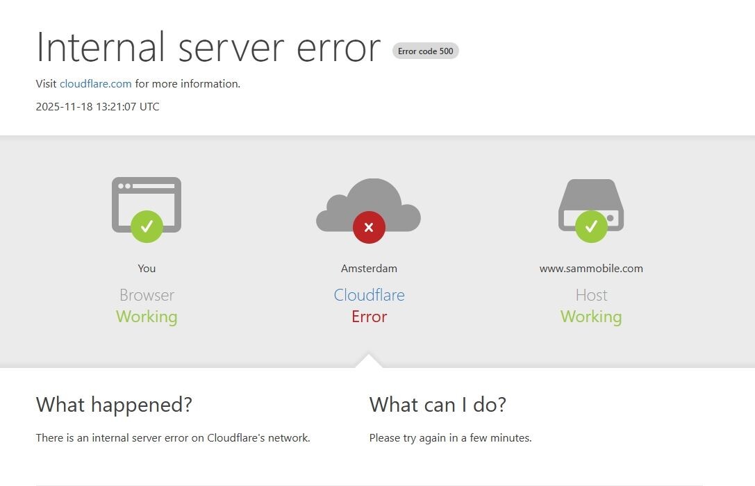    Внутренняя ошибка сервера