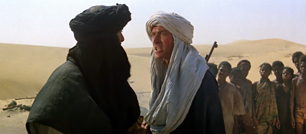 Майкл Кейн в фильме "Ашанти" (1979) по роману "Черное дерево" Альберто Васкес-Фигероа