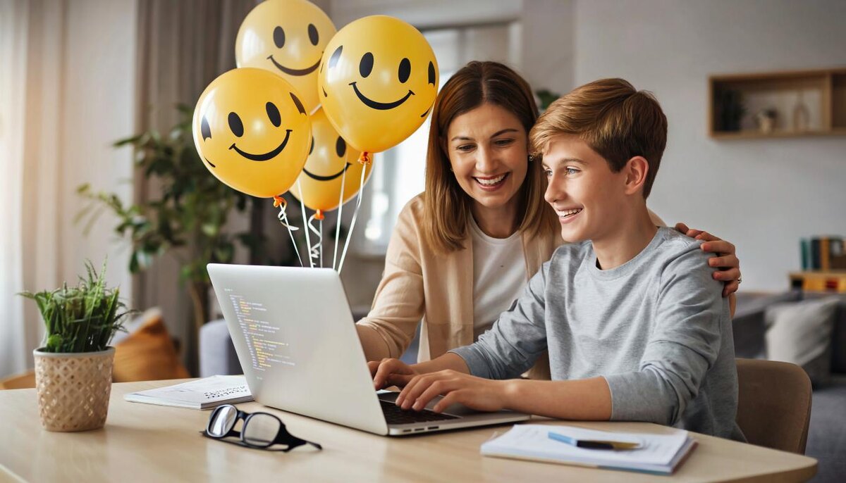 Мама и сын изучают программирование вместе: как поддержать ребёнка перед ЕГЭ по информатике 2026