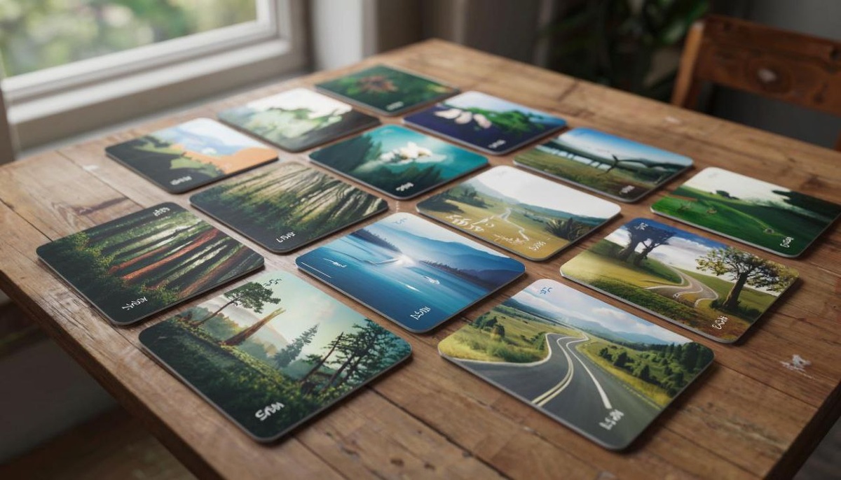 Пример колоды метафорических карт.