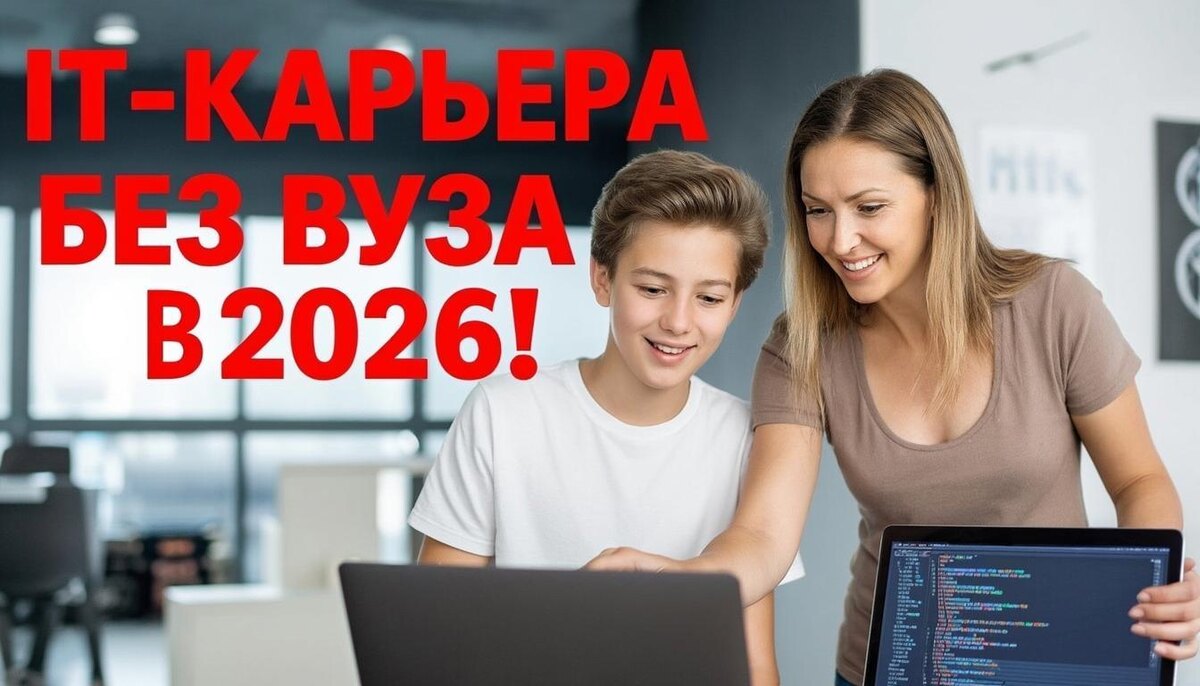 Как помочь подростку стать программистом без высшего образования в 2026 году, выбор профессии после 9 класса