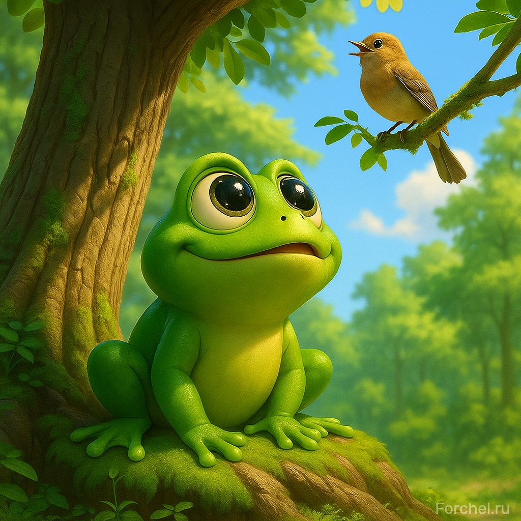 Лягушка и соловей