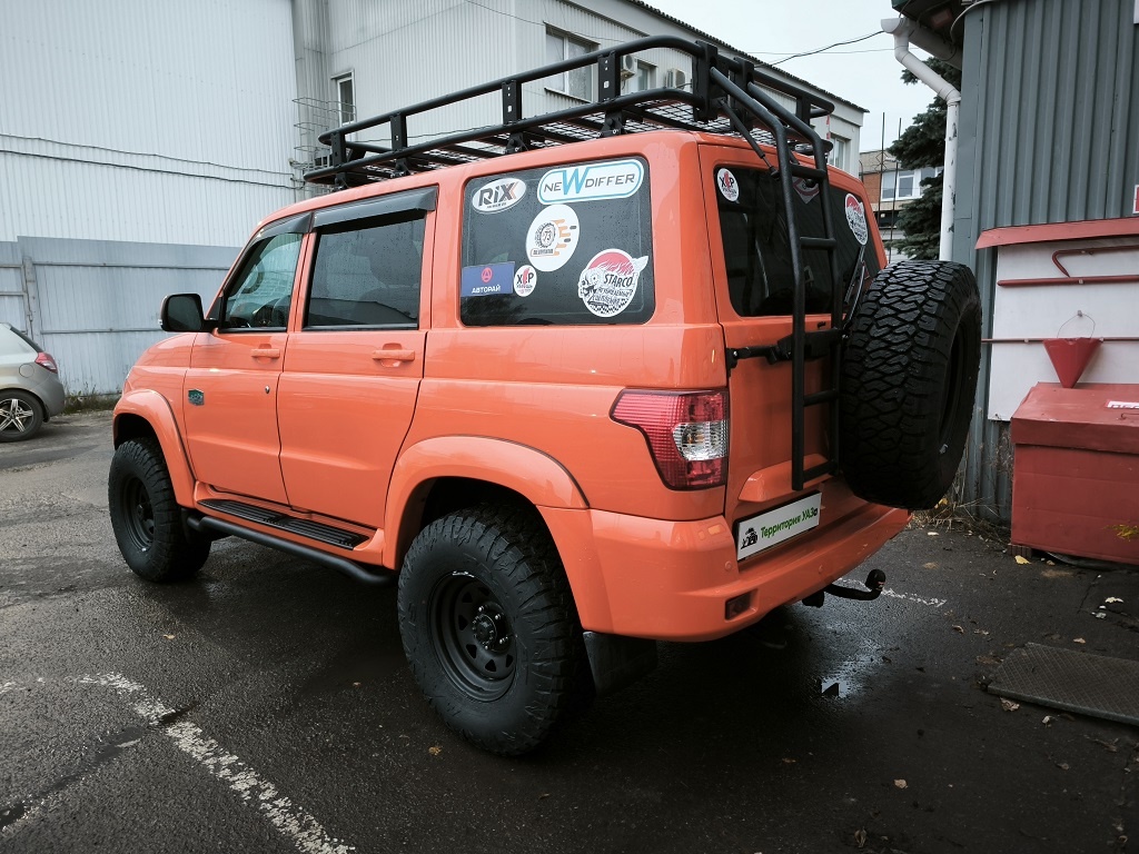 УАЗ Патриот на 285/75-16. 33 Колеса с лифтом 5 см. 