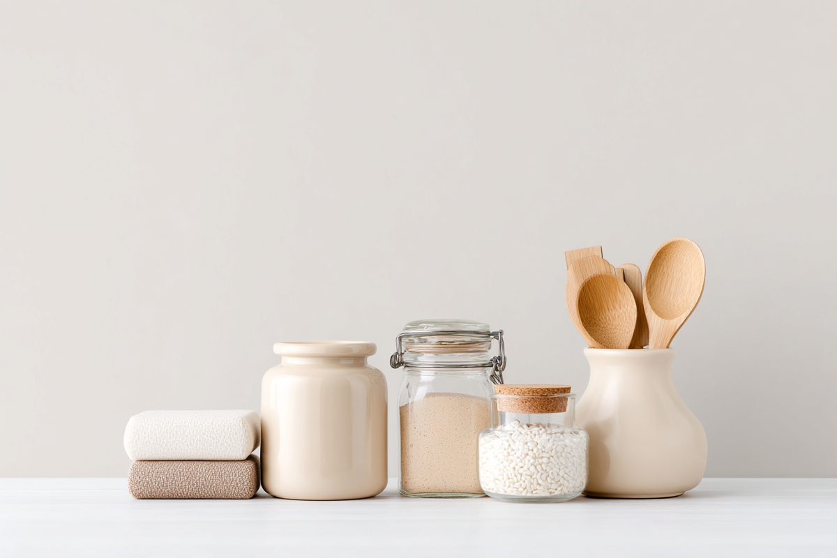 Небольшой визуальный шум создаёт сильную усталость — даже если дом чистый. Фото создано с помощью нейросети.