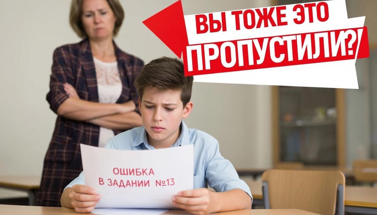 Ошибки в задании 13 ЕГЭ по русскому языку в 2026 году, как помочь ребенку не потерять баллы