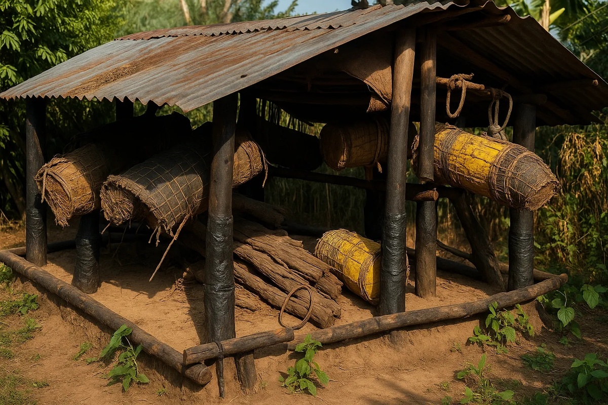 Эфиопские ульи для пчёл