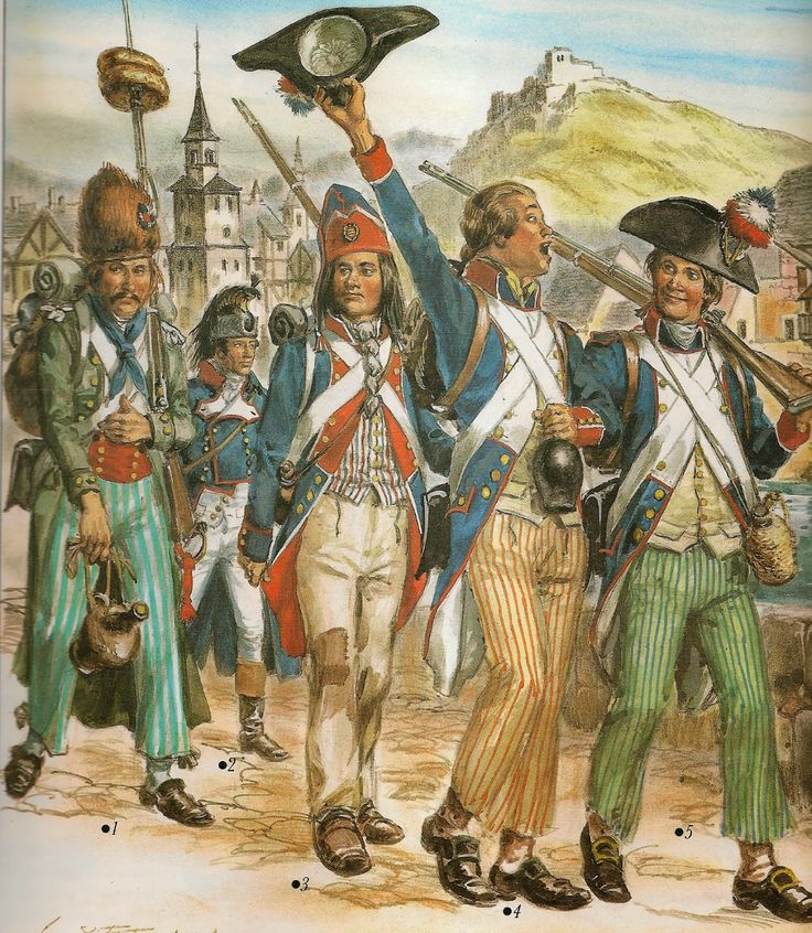 Солдаты французской революционной армии