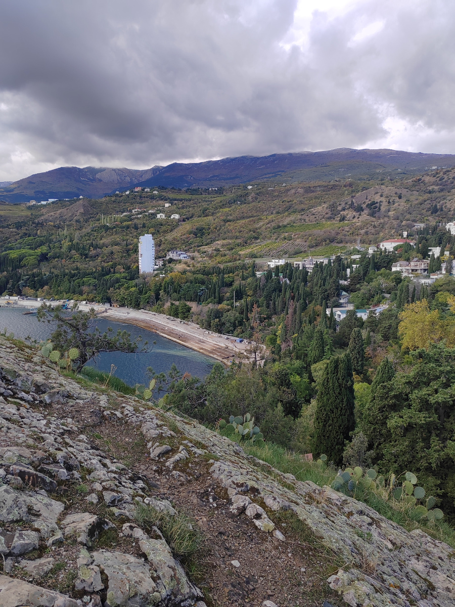 Вид с мыса Плака. Крым. Фото автора 