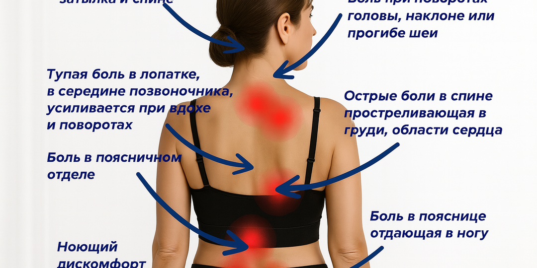 Почему может болеть спина? Как определить причину по месту дискомфорта