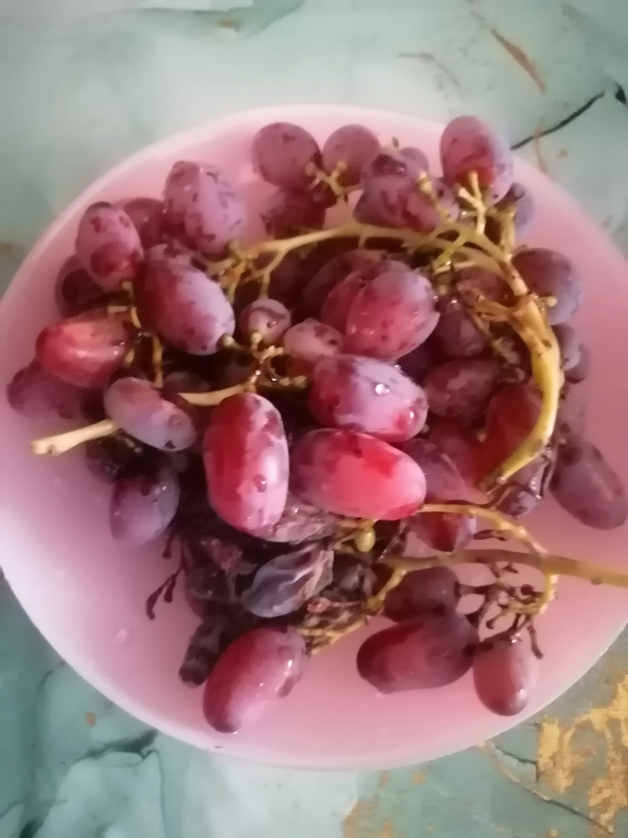 Еще такой виноград принес сосед.