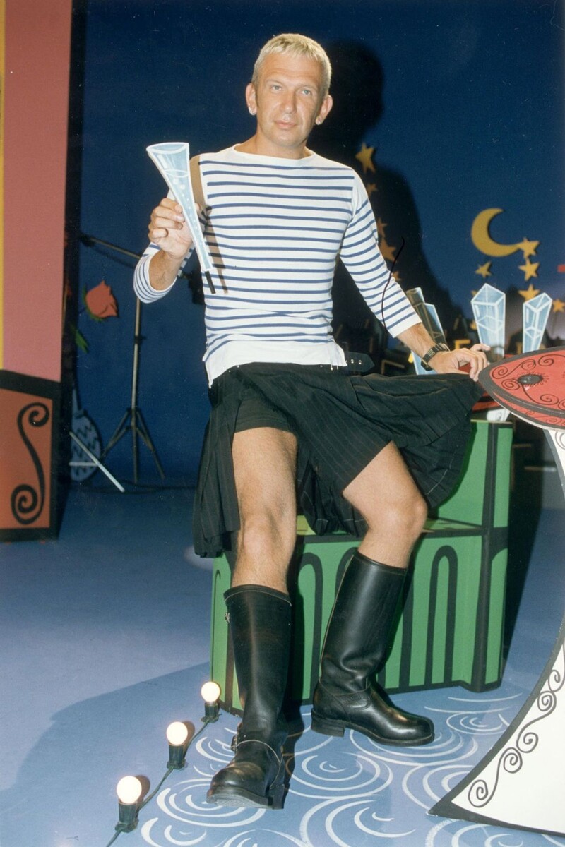 Жан-Поль Готье и его фирменная тельняшка 