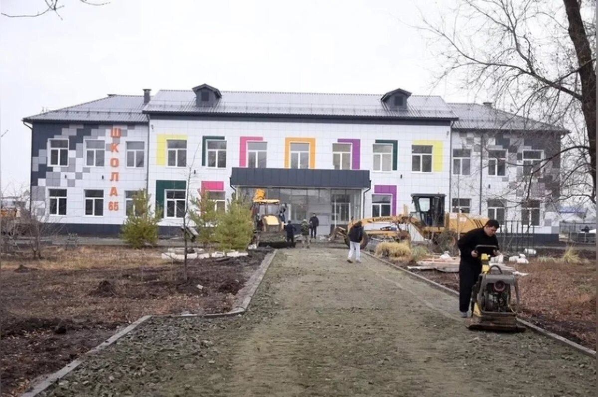    В Оренбурге подходит к завершению капитальный ремонт школы №65