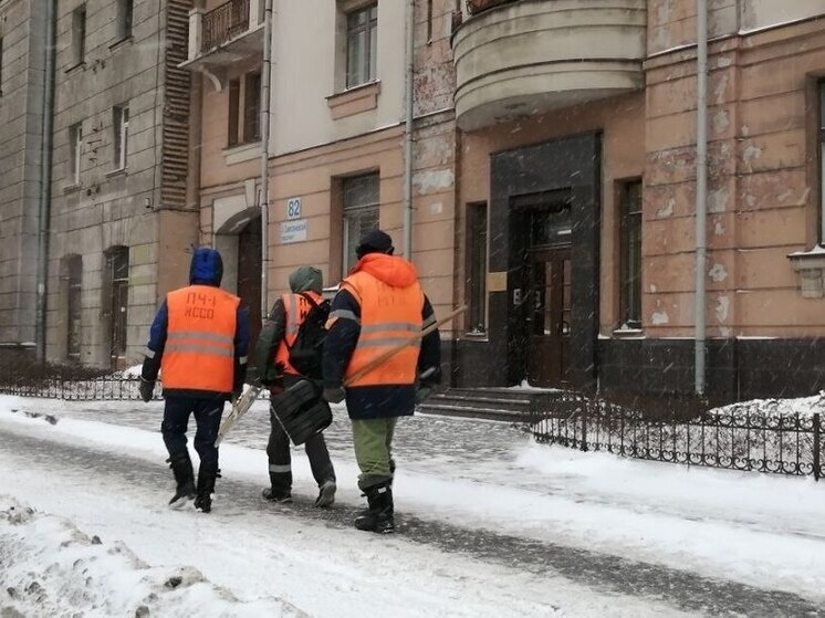     Основное внимание во время снегопада уделяется магистралям и подходам к важным объектам. Фото: архив МК в Питере