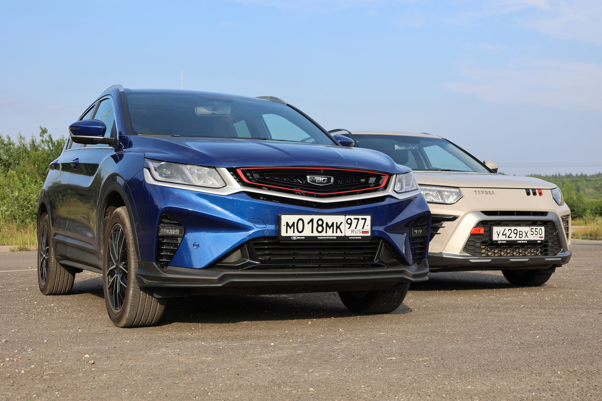 Belgee X50  и KGM Tivoli