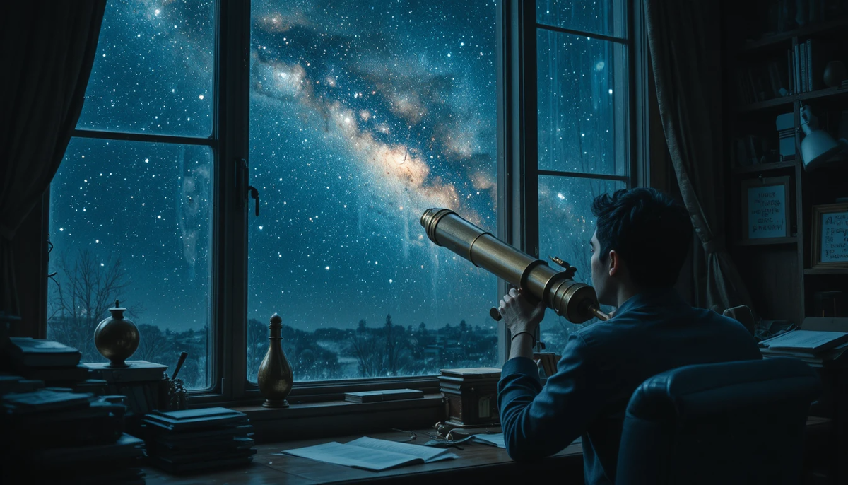 ВСЕЛЕННАЯ ШЛЁТ ТЕБЕ СИГНАЛ: если в жизни нет изменений, ты смотришь не в тот телескоп!