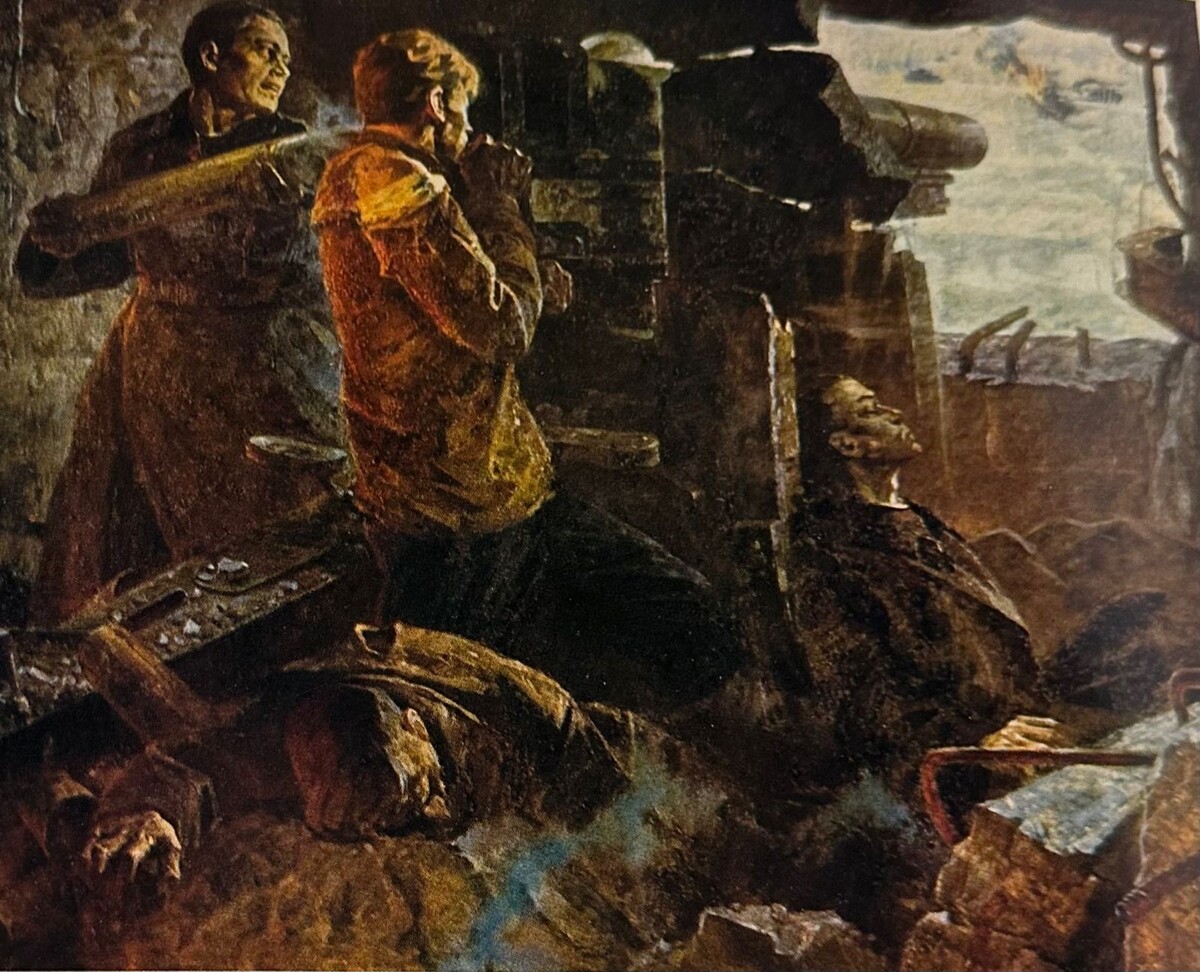 Николай Присекин. «Подвиг курсантов». 1969