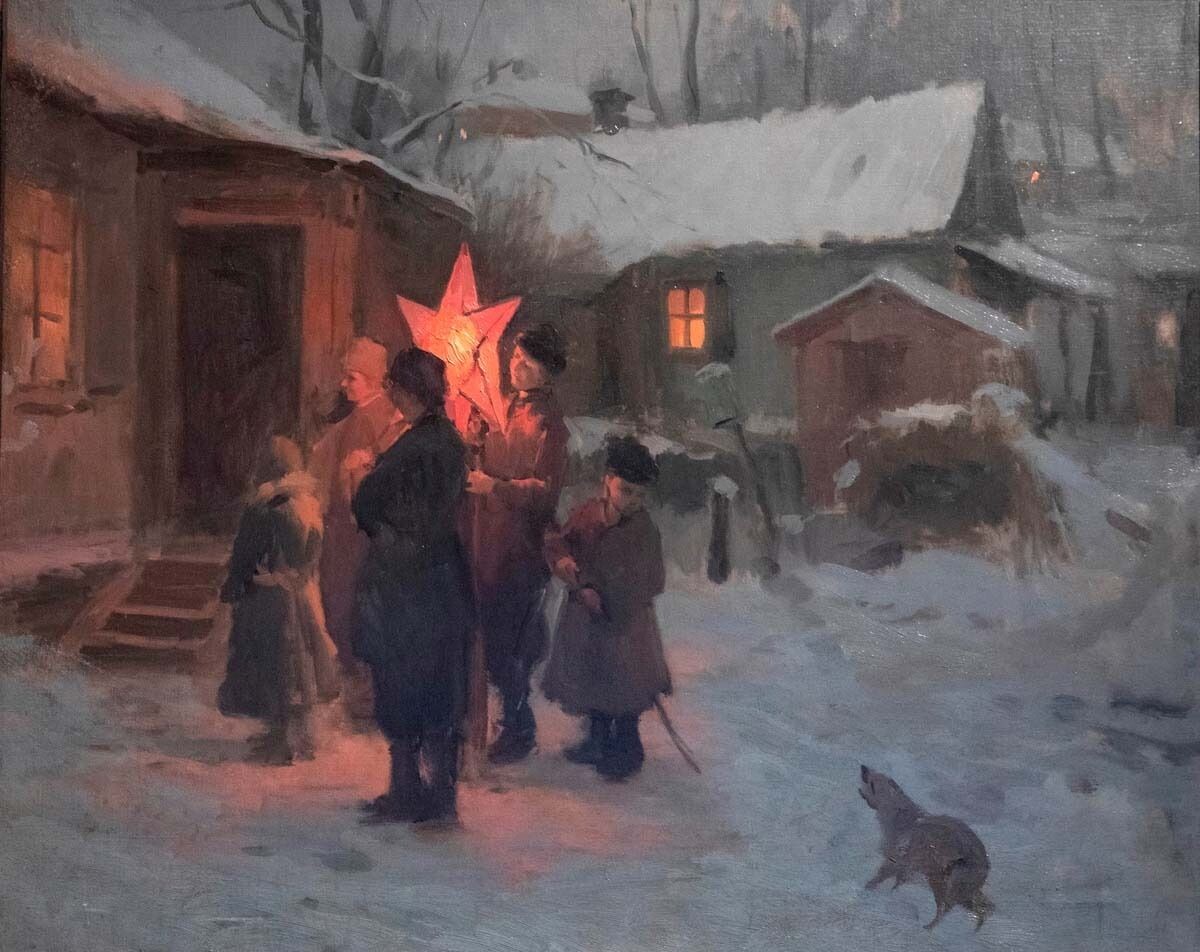 Николай Пимоненко "Колядки". 1880-е.