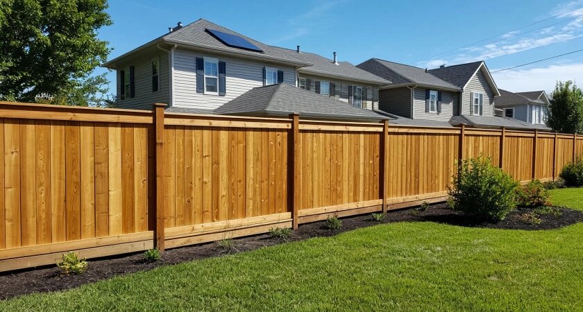    Либо они гении, либо мы всего боимся: как в Норвегии ставят деревянные столбы для забора, без цемента и арматуры