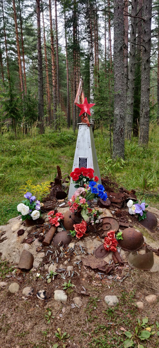 Героическим воинам 8-й армии Волховского фронта, фото автора, сентябрь 2025 г.