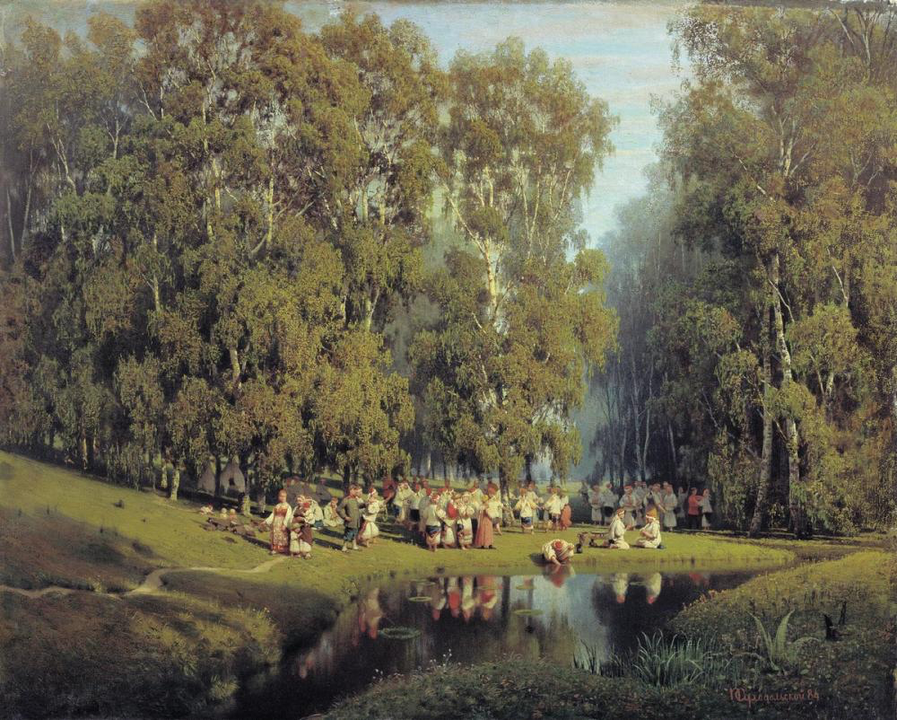 Суходольский. Троицын день. 1884