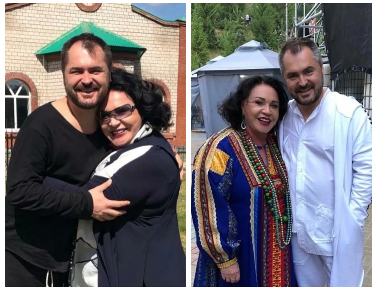 Надежда Бабкина с мужем 