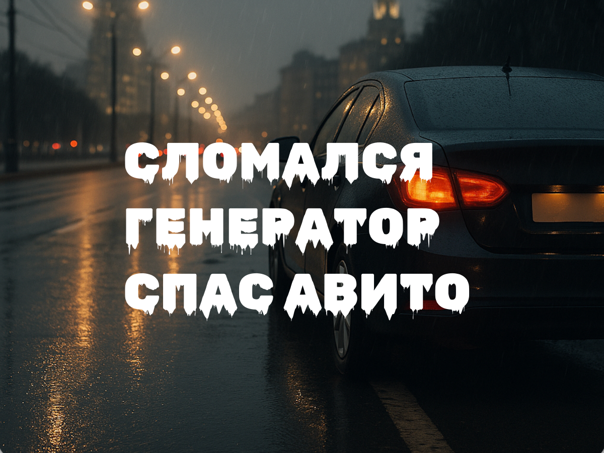 Замена генератора в Москве с выездом