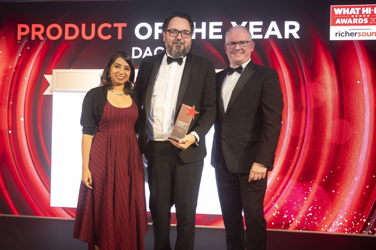 Колин Пратт представляет Chord Electronics на вручении призов