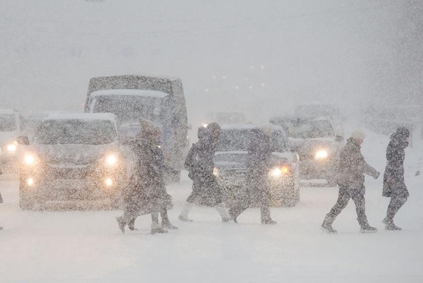 Обильные зимние осадки