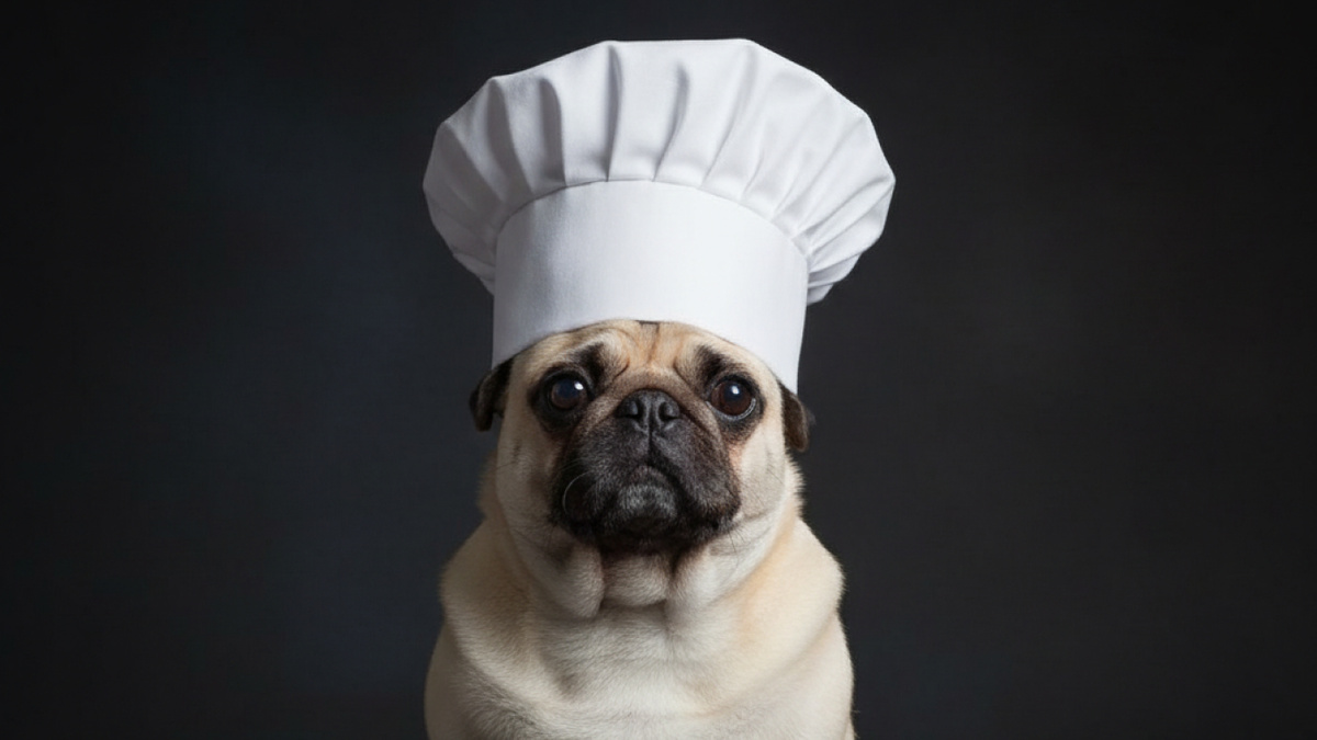 Шеф-повар Барни, мопс
