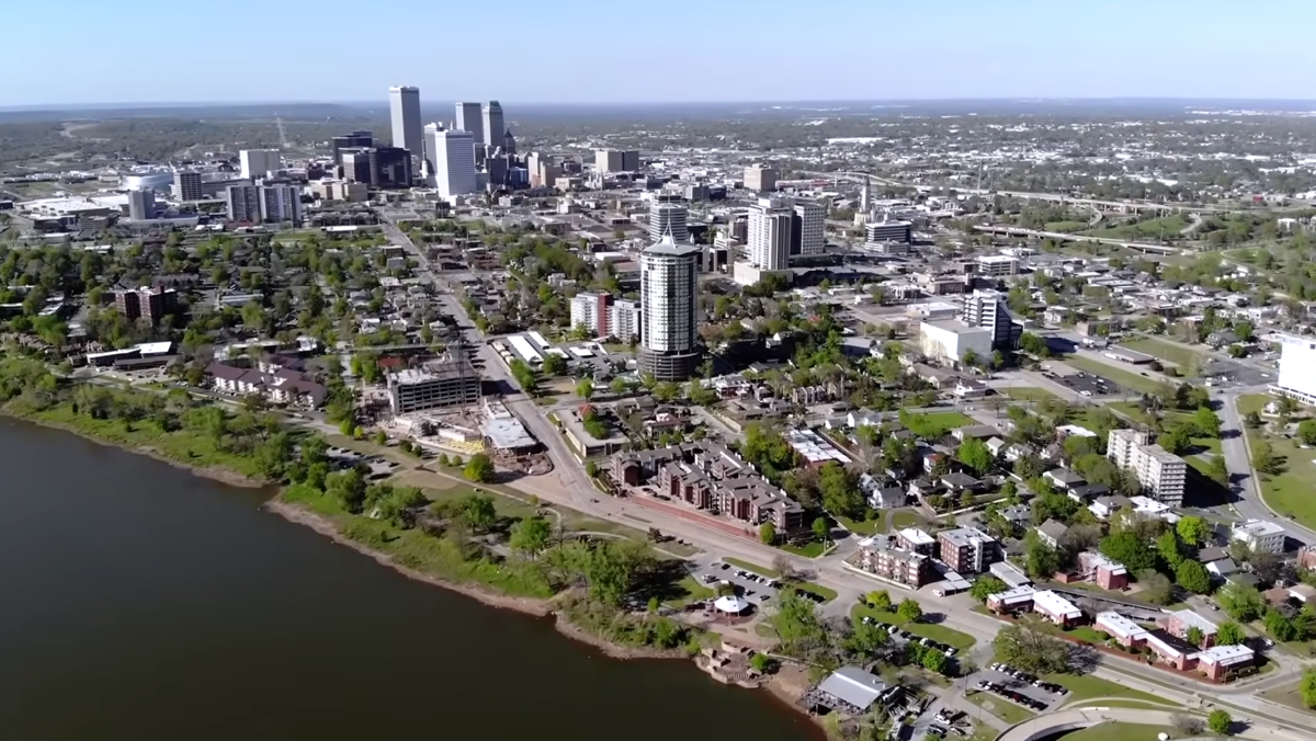 Вид на город