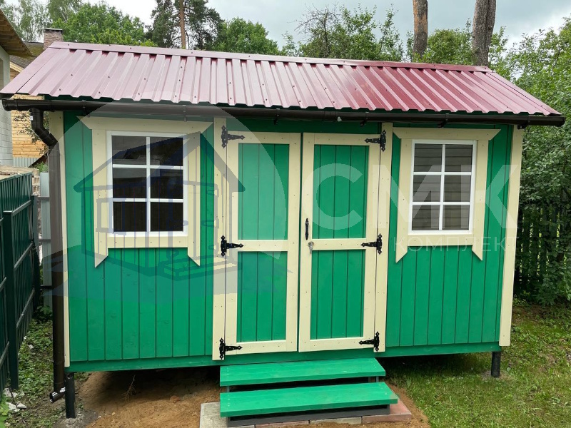 Деревянный хозблок Сундучок от СМК Комплект