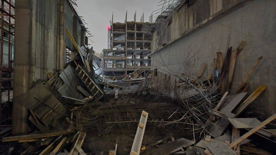    Обрушение на улице Большая Разночинная в Петербурге. Автор фото: Пресс-служба прокуратуры Петербурга.