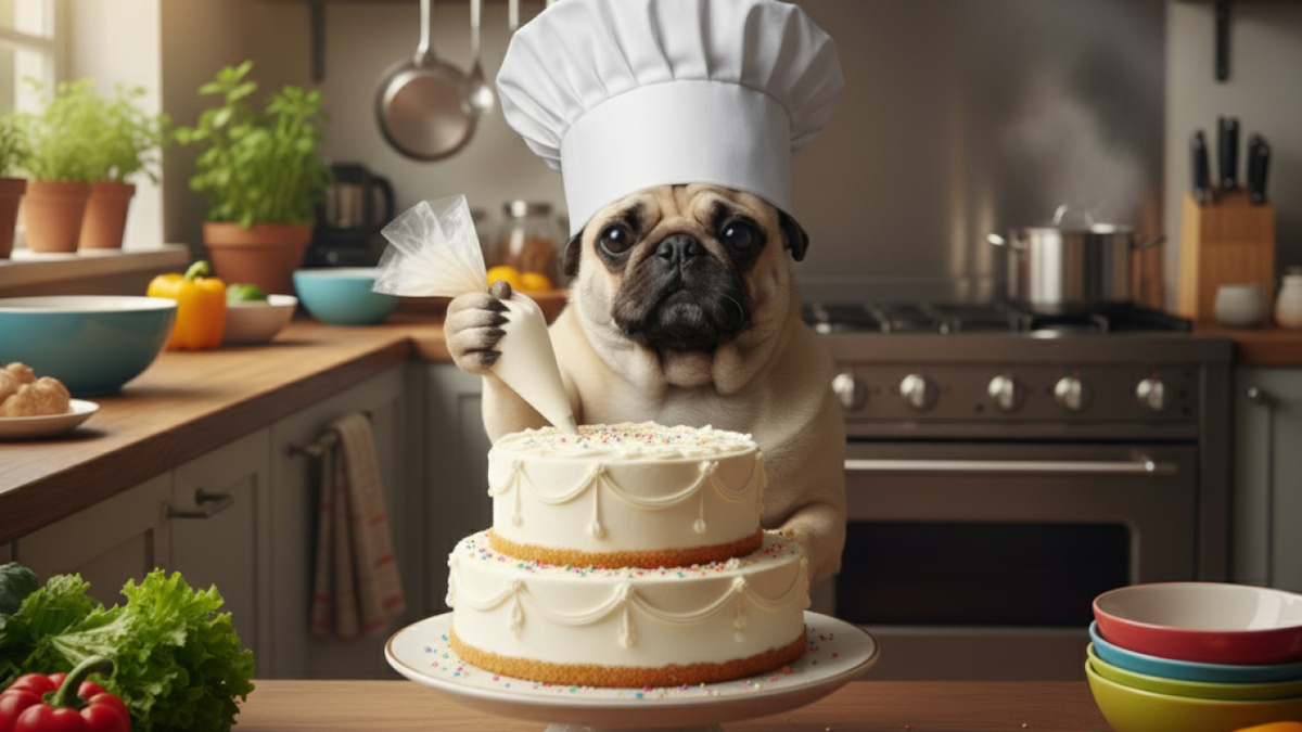 Шеф-повар Барни, мопс