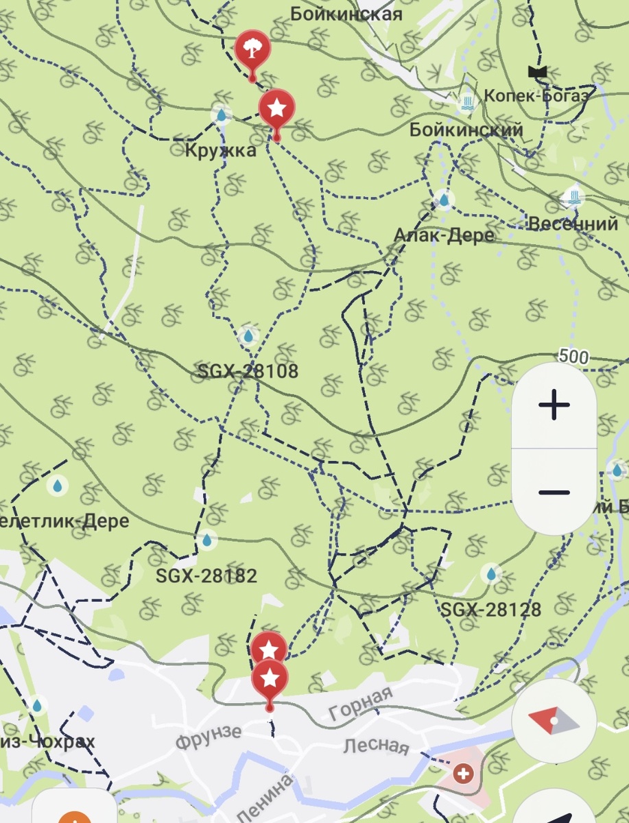 Скрин экрана навигатора мапс.ми 