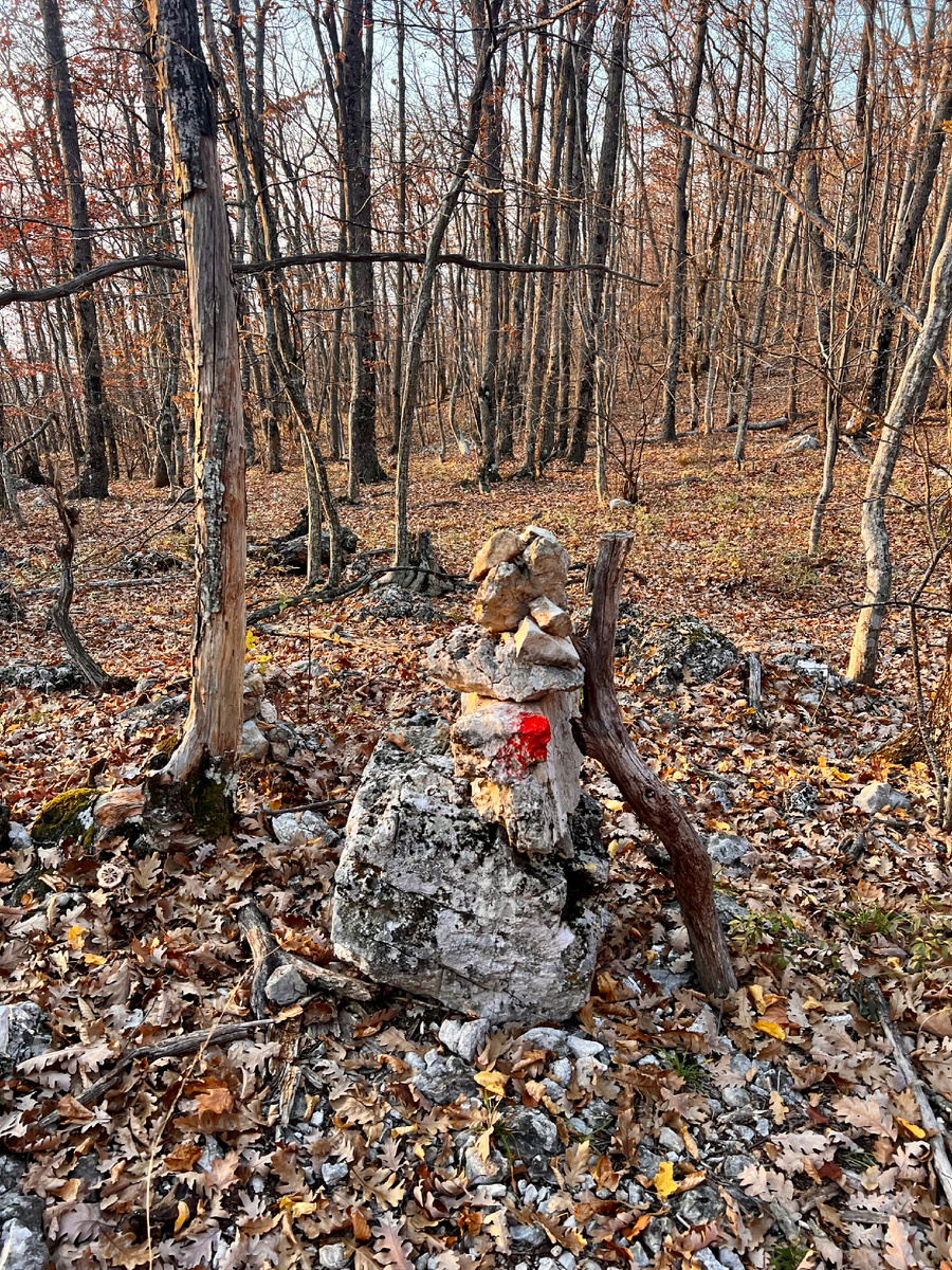 Каменный тур — пирамида, сложенная из камней, помогающая ориентироваться на маршруте в горно-лесной местности.