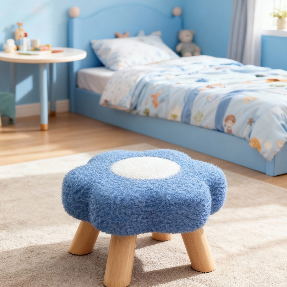 Маленький табурет в виде цветка. Артикул: 318058. Стоимость от 400 - 700 руб. 