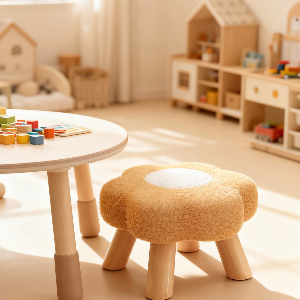 Маленький табурет в виде цветка. Артикул: 318064. Стоимость от 400 - 700 руб. 