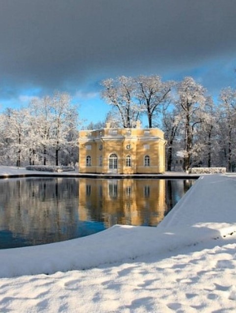 В парке Пушкина такая красота, уже зимняя.