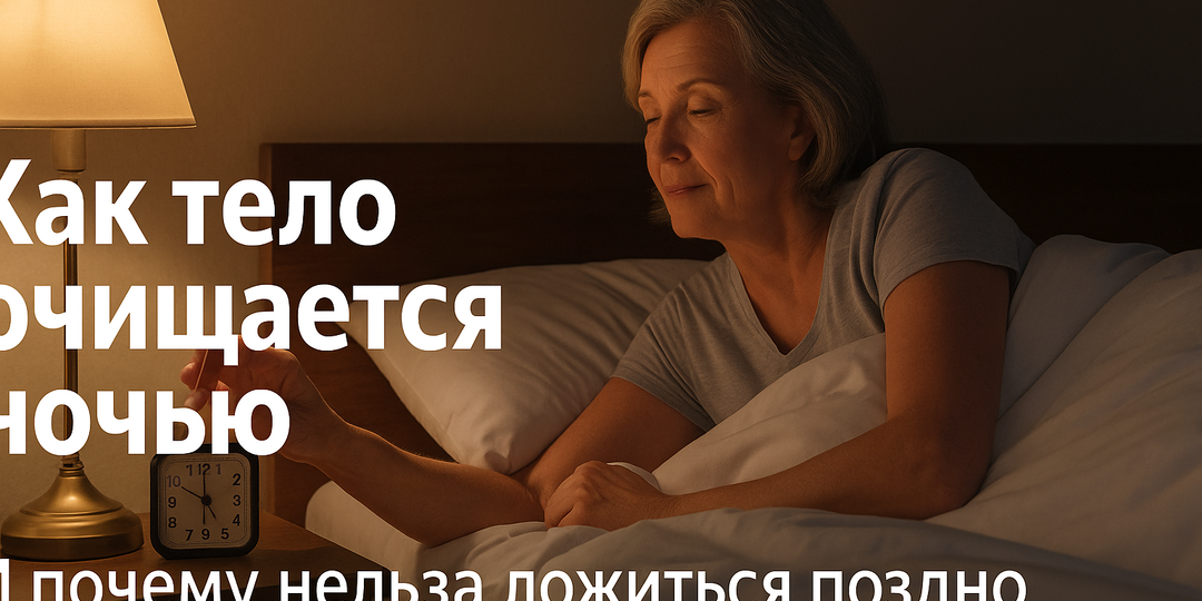 Как тело очищается ночью — и почему нельзя ложиться поздно?