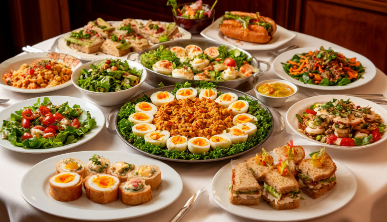 Меню для Новогоднего стола: Продукты, которые найдутся в каждом холодильнике, а блюда — как из кулинарной книги...