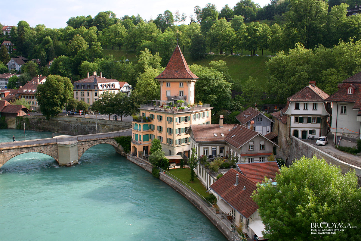 Город Люцерн  и его знаменитый мост