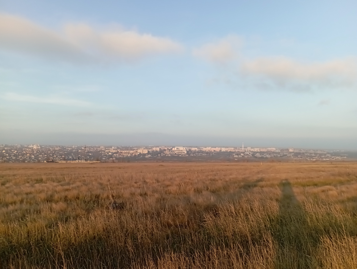 Осенняя степь.