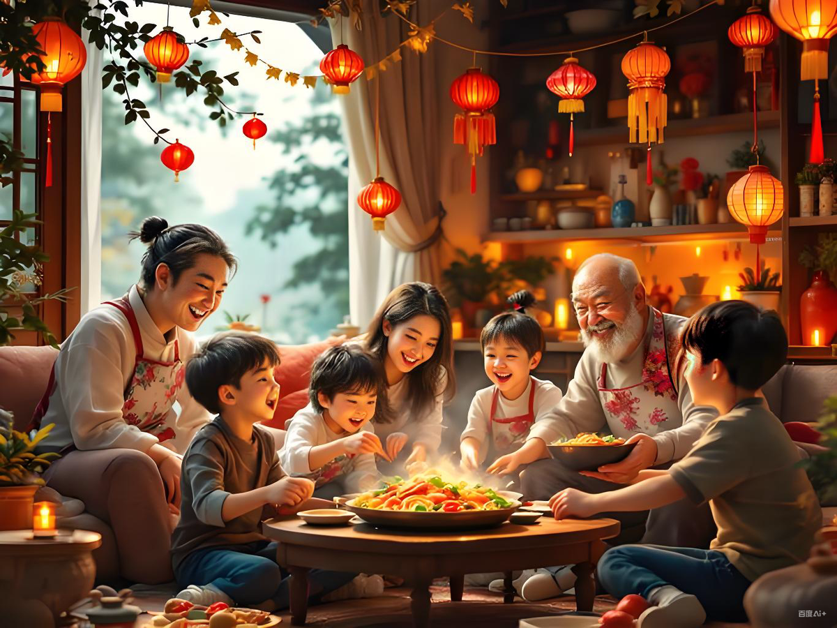 Китайский Новый Год в кругу семьи