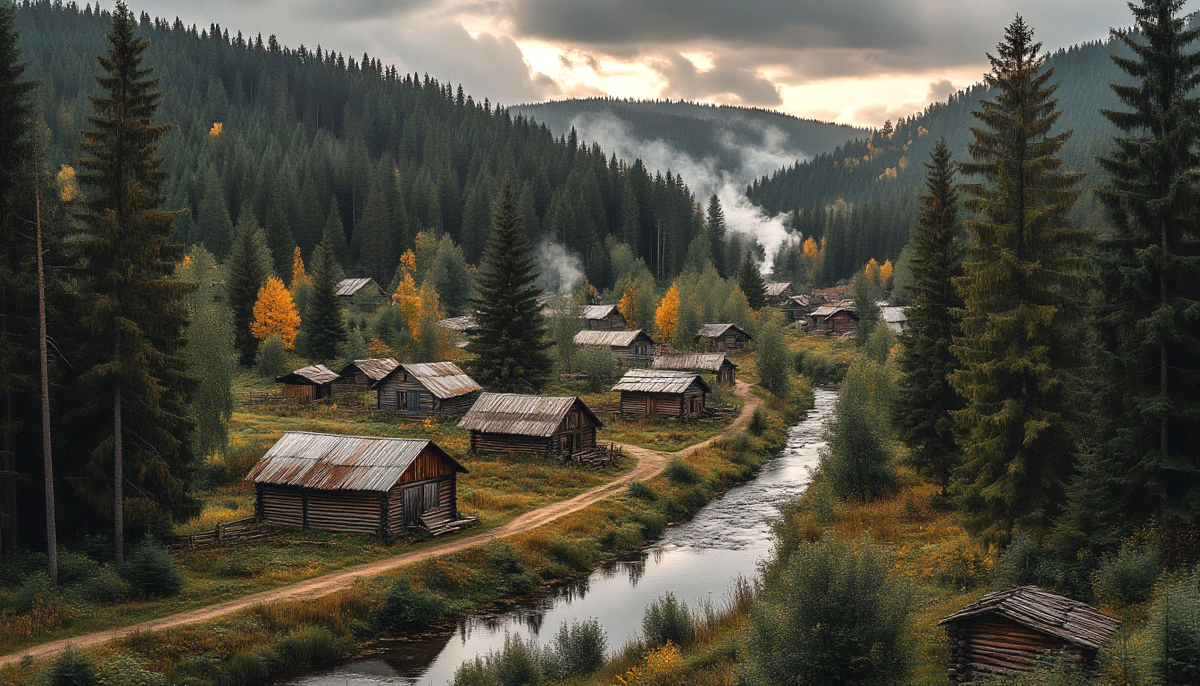 Лес кормил нашу деревню.