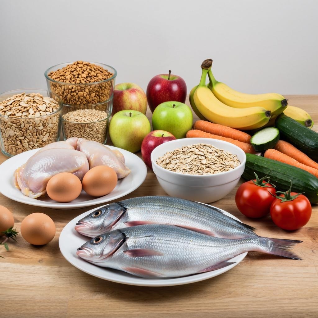 На изображении представлены примеры очень полезных и доступных продуктов, чтобы наглядно показать их разнообразие и доступность.