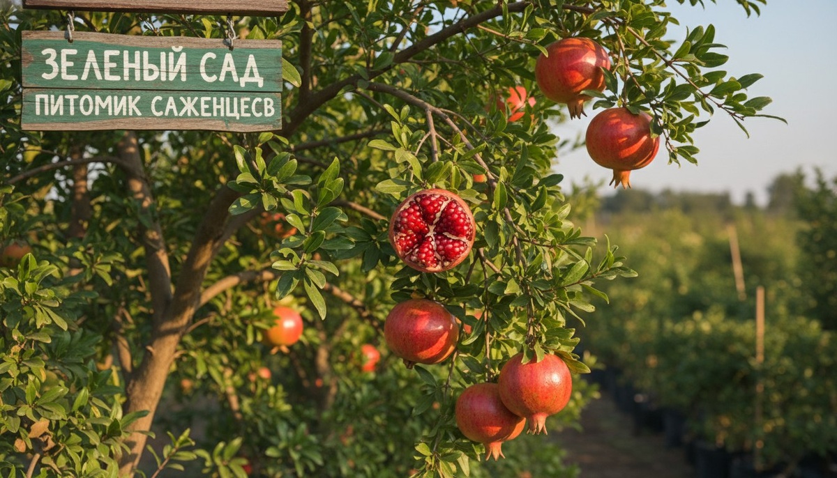 Саженцы граната от питомника Зеленый Сад в Перми.