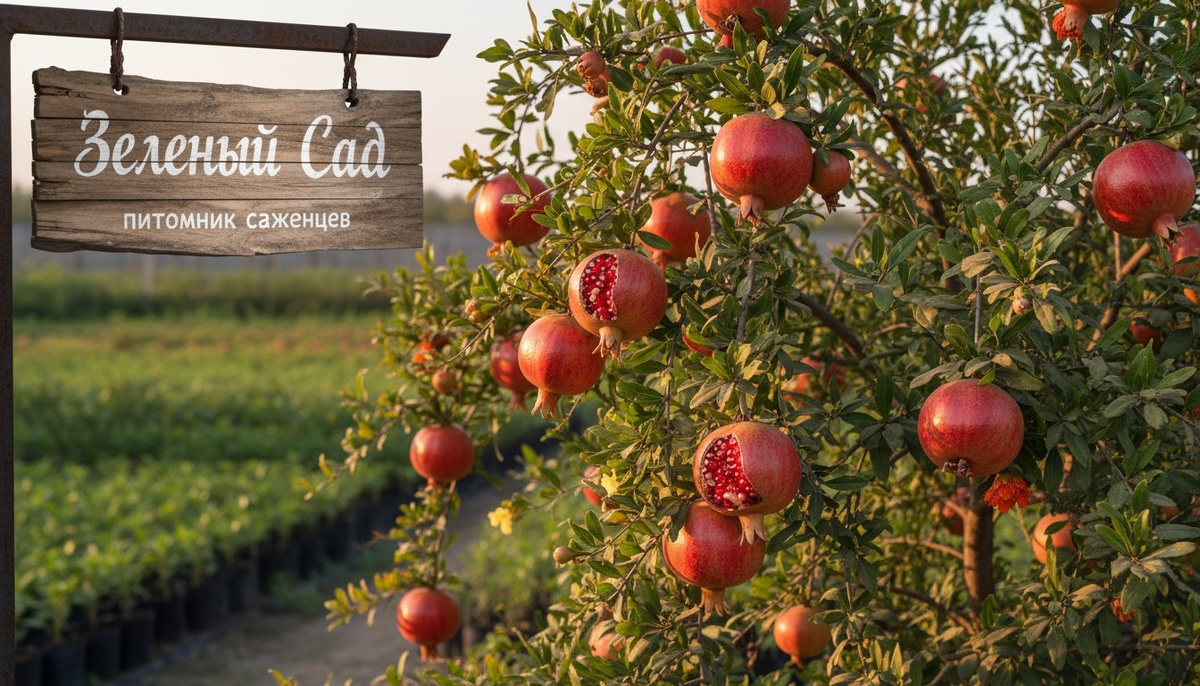 Выбор саженцев граната в Луганске.