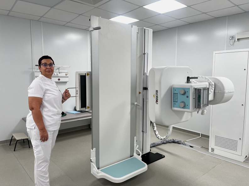    Рентгеновский аппарат с искусственным интеллектом появился в кардиологическом диспансере