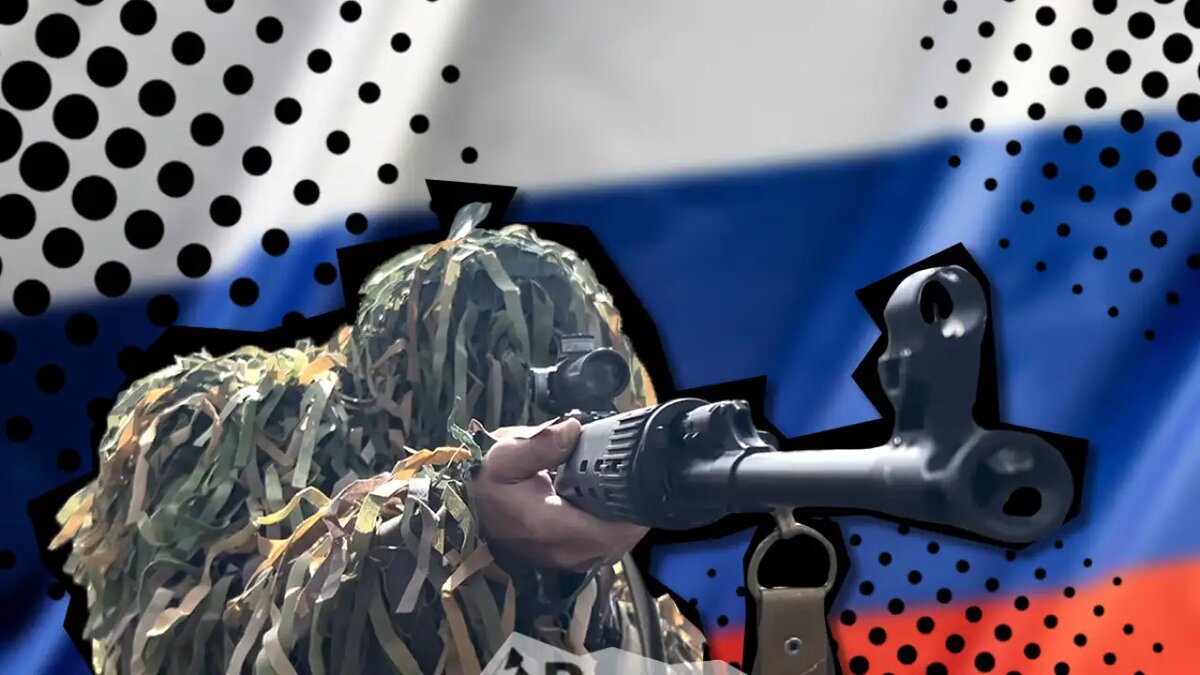    Российский военнослужащий с СВДС. © Коллаж / Ridus.ru