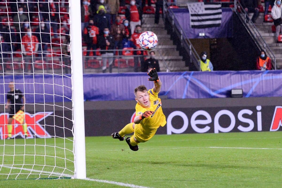 Матвей Сафонов в составе ФК "Краснодар".Фото из открытых источников.